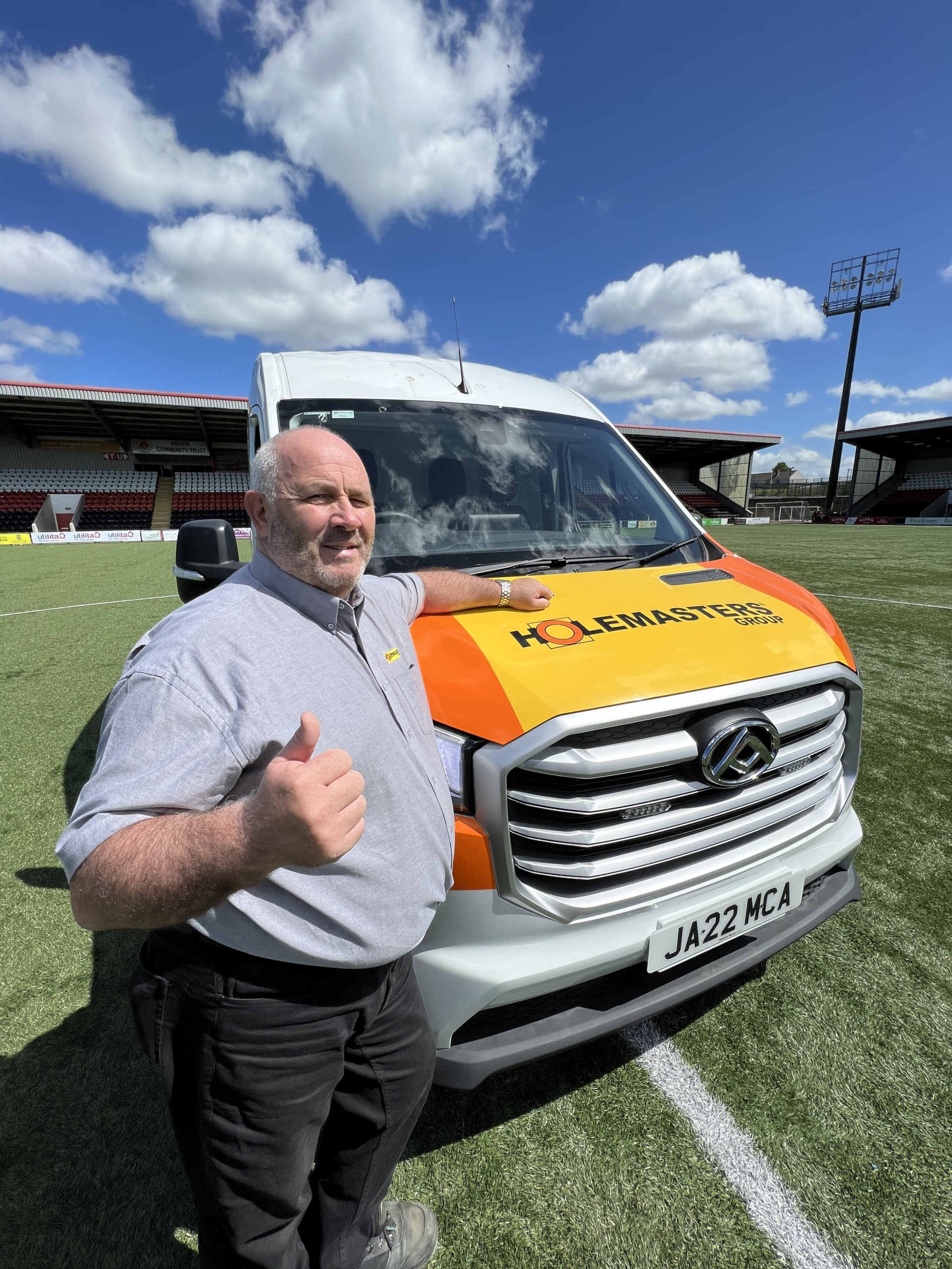 Holemasters team carrying out specialist works